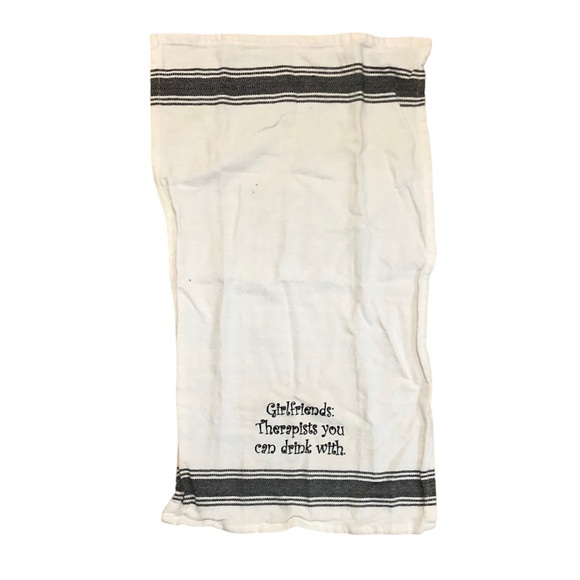 Tea towel, Girlfriends: Therapists you can drink with - Picture 2 of 4